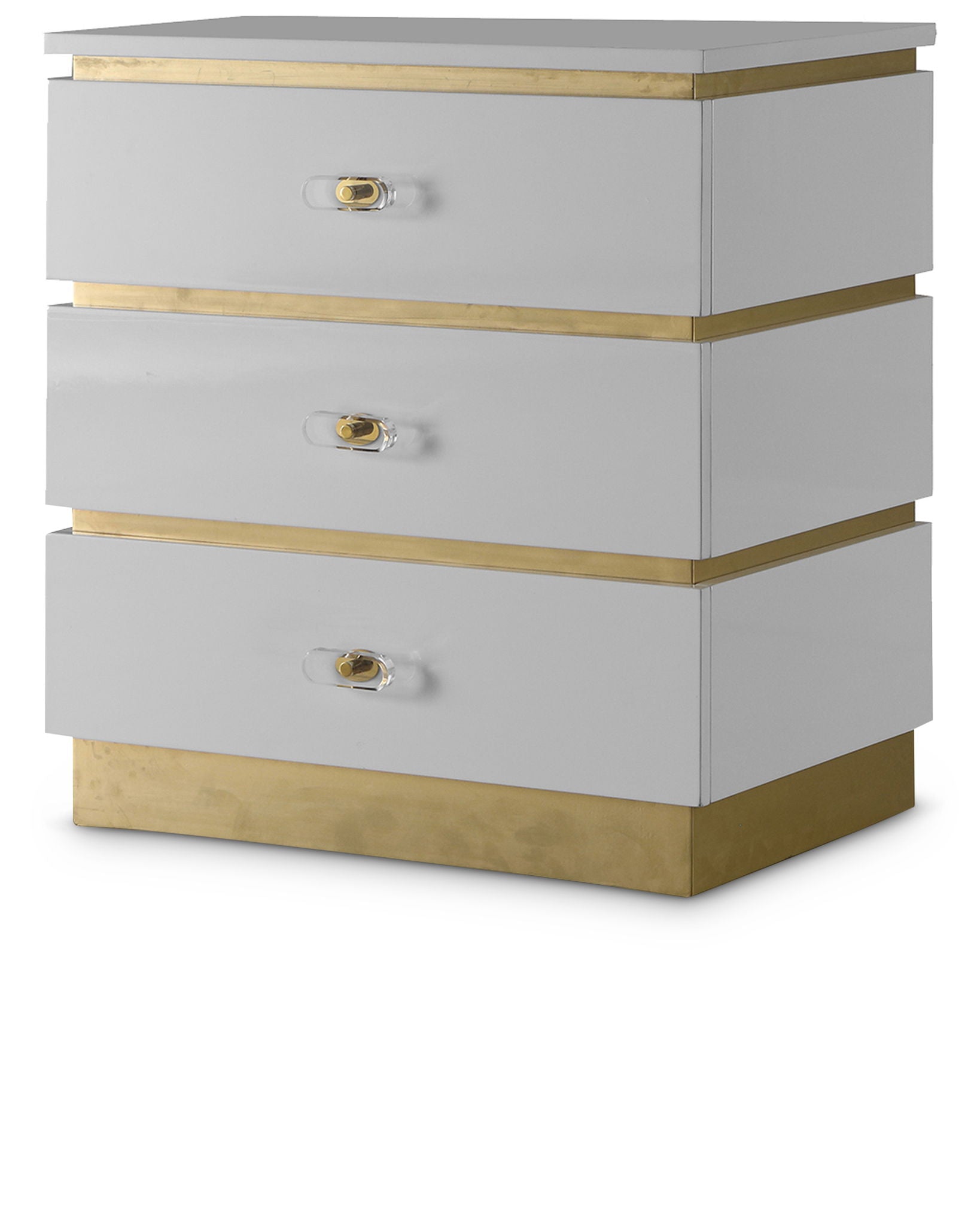 Esme - Side Table - White Lacquer - Urban Living Furniture (Los Angeles, CA)