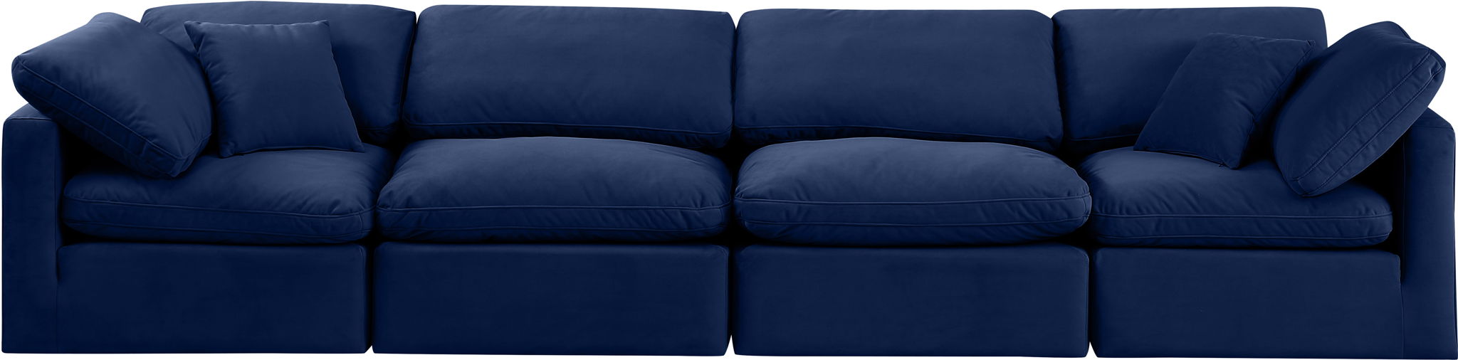 Indulge - Velvet 4 Seat Modular Sofa - Urban Living Furniture (Los Angeles, CA)