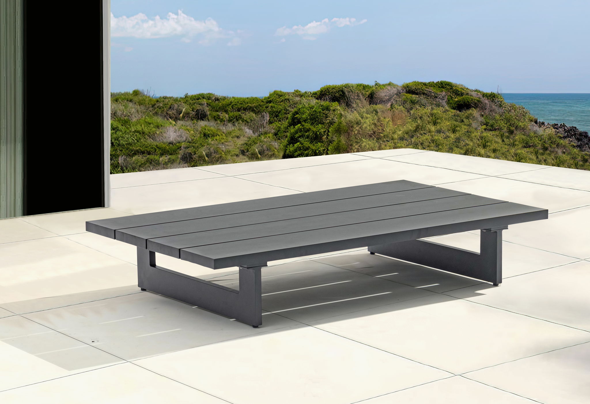 Maldives - Metal Patio Coffee Table - Urban Living Furniture (Los Angeles, CA)