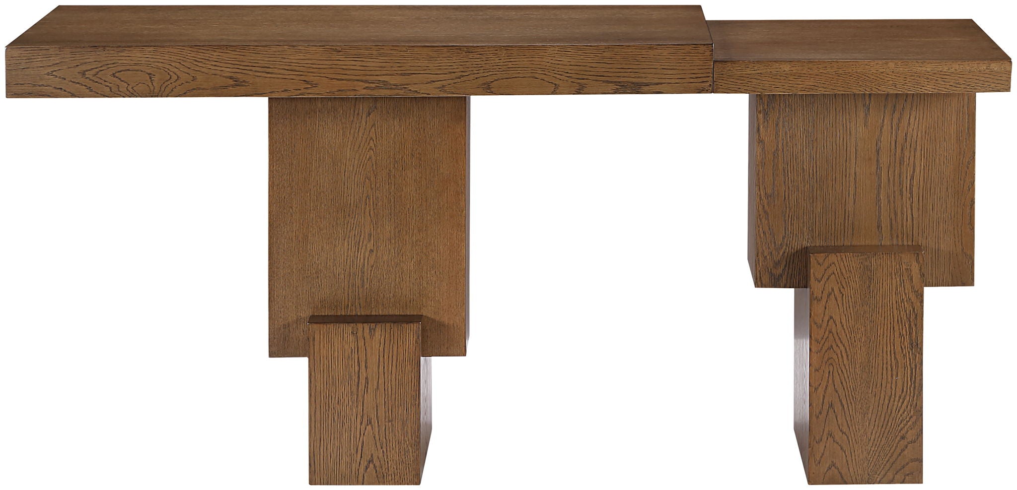 Anzio - Oak Veneer And Solid Wood Console Table - Urban Living Furniture (Los Angeles, CA)