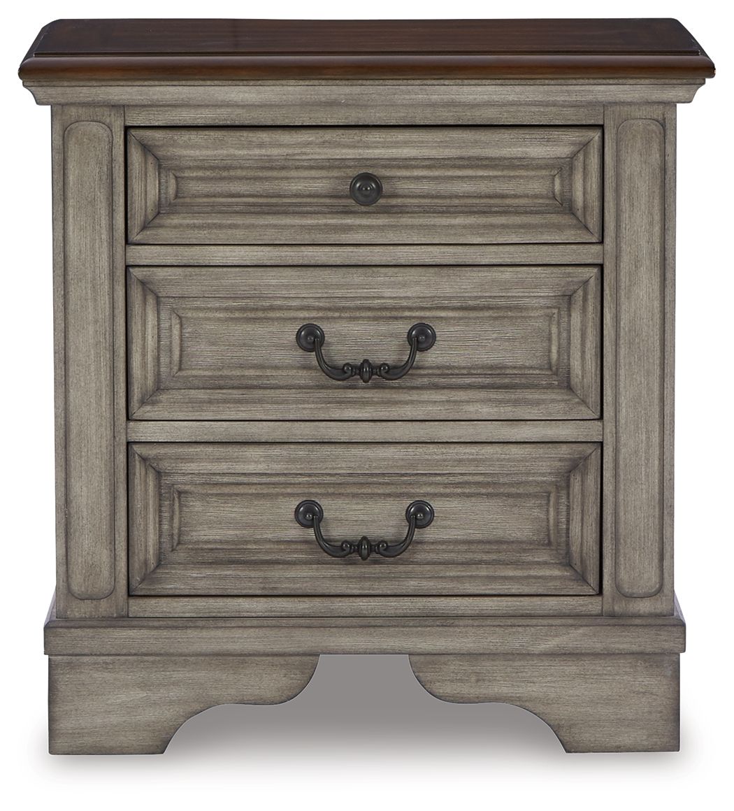 Lodenbay - Antique Gray - Three Drawer Night Stand - Urban Living Furniture (Los Angeles, CA)