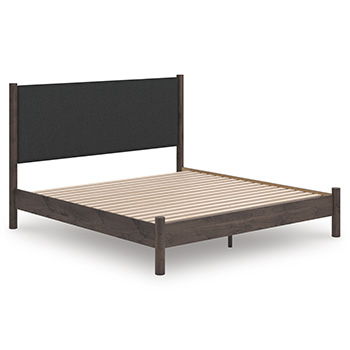 Pamytta - Brown - King Platform Footboard/Rails