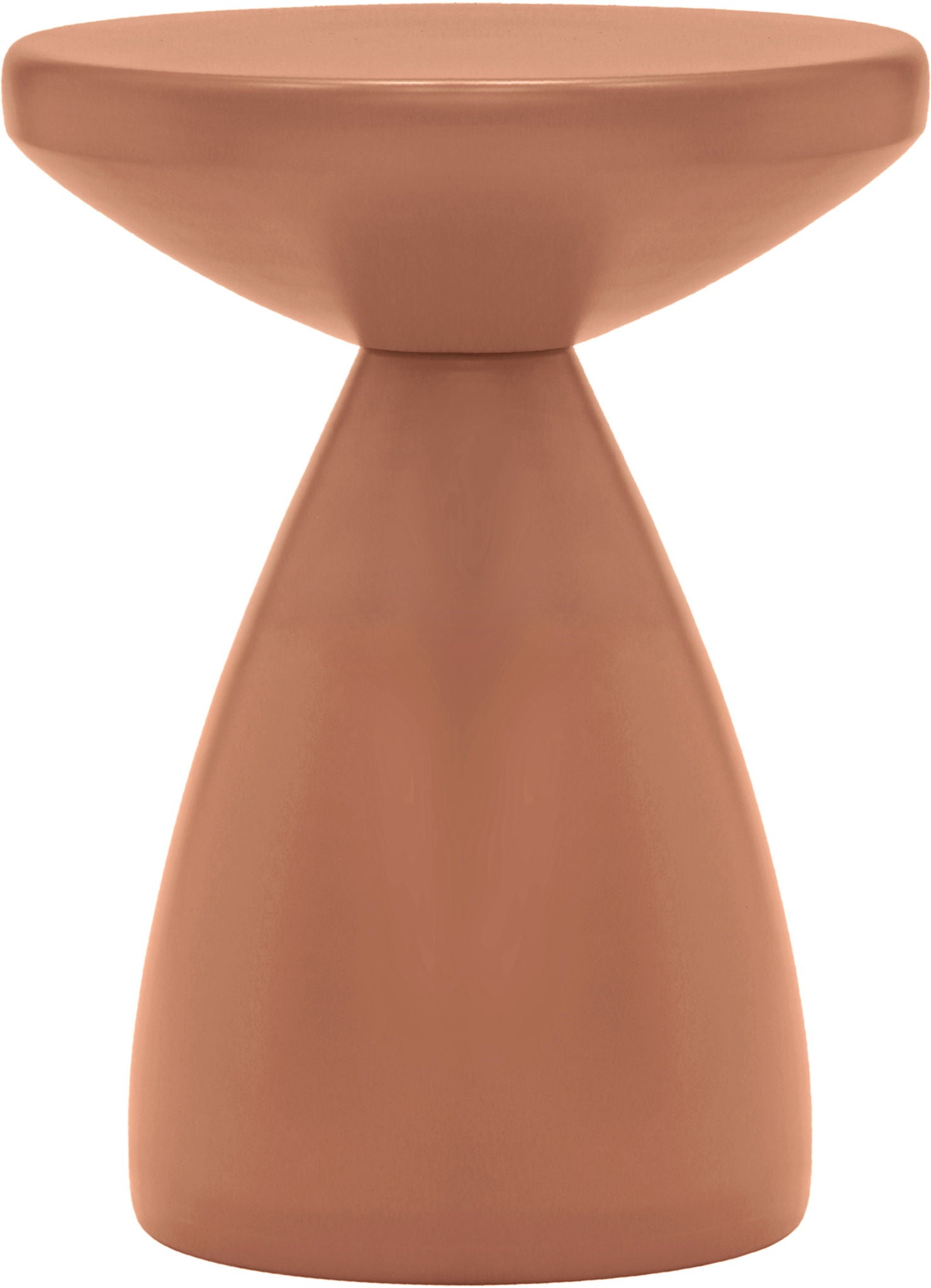 Anika - Iron End Table - Terracotta - Urban Living Furniture (Los Angeles, CA)