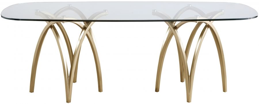 Madelyn - Dining Table - Gold - Urban Living Furniture (Los Angeles, CA)
