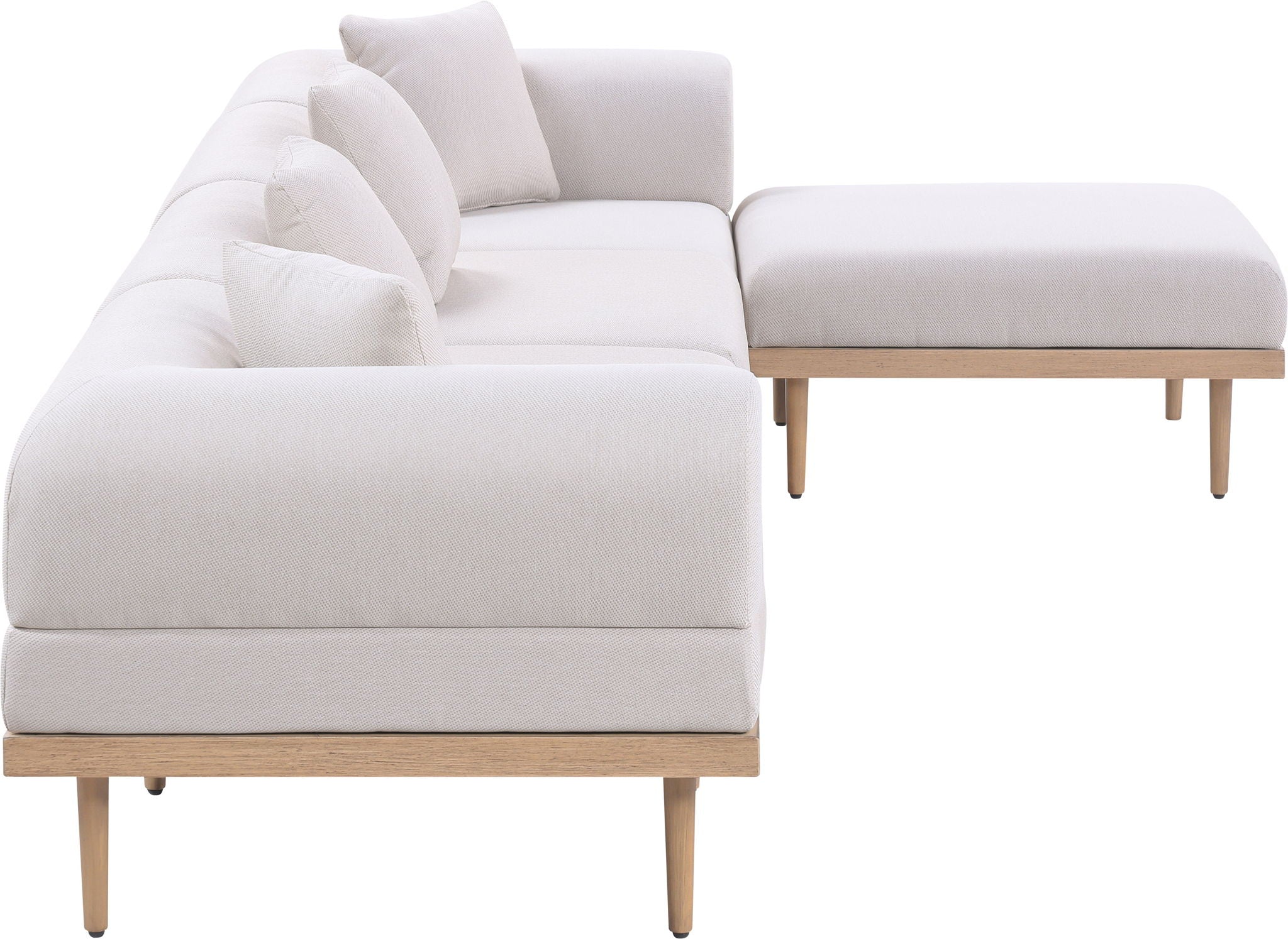 Laguna - 5 Piece 106.5" Upholstered Outdoor Patio Modular Sectional - Urban Living Furniture (Los Angeles, CA)
