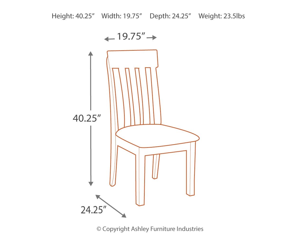 Haddigan - Dark Brown - Dining UPH Side Chair (Set of 2) - Urban Living Furniture (Los Angeles, CA)