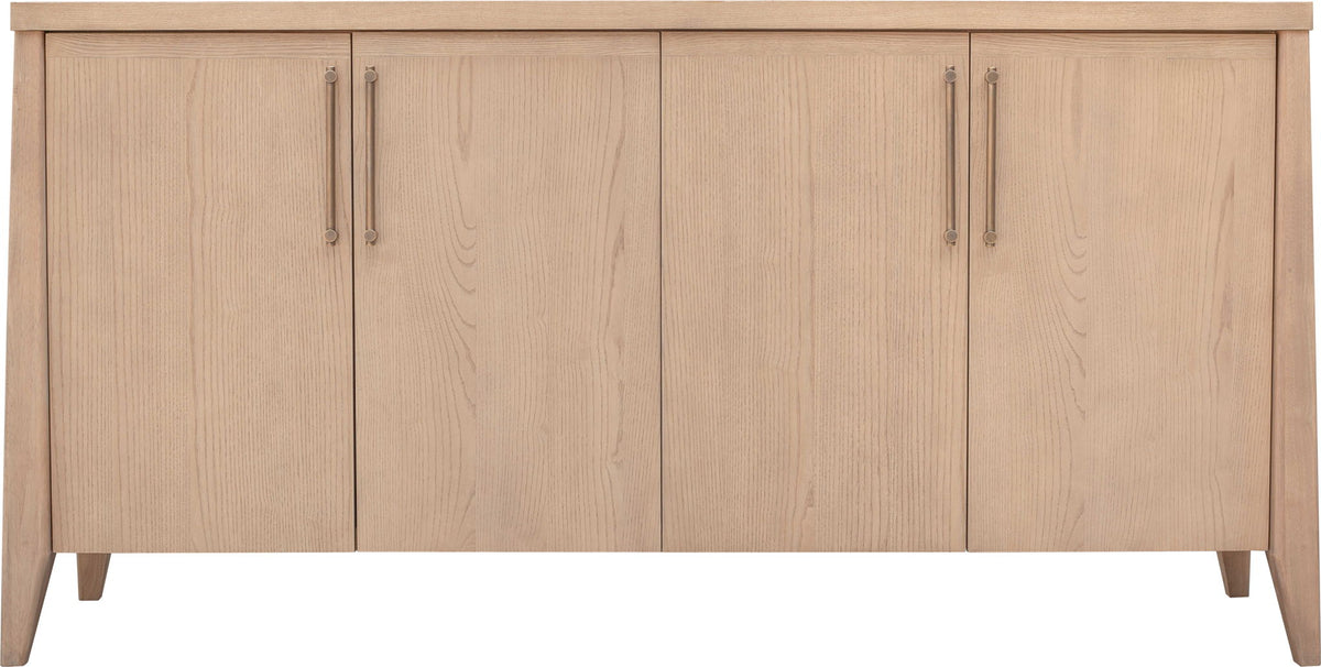 Sumire - Four Door Ash Wood Sideboard - Ginger
