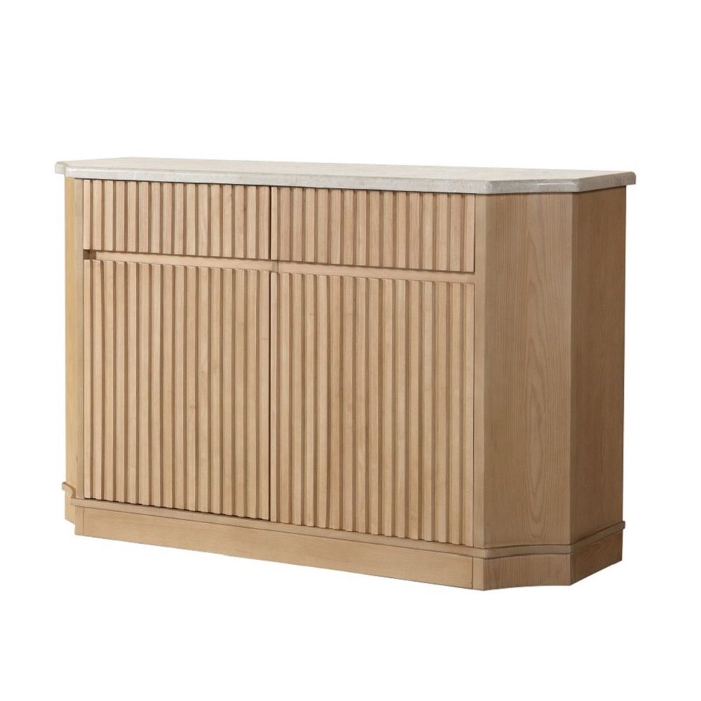 Qwin - Server With Marble Top - Oak - Urban Living Furniture (Los Angeles, CA)