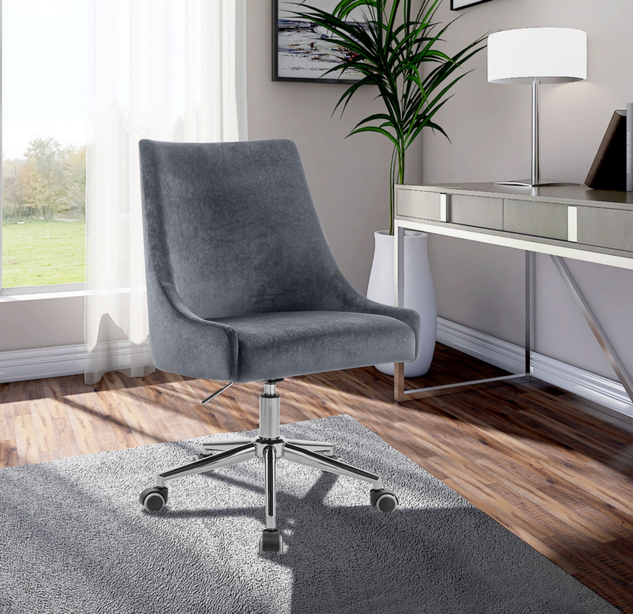 Karina - Office Chair with Chrome Legs - Urban Living Furniture (Los Angeles, CA)