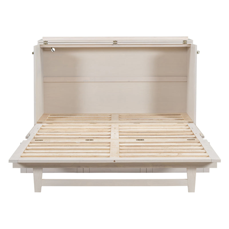 Murphy Bed With Large Drawers And USB Ports