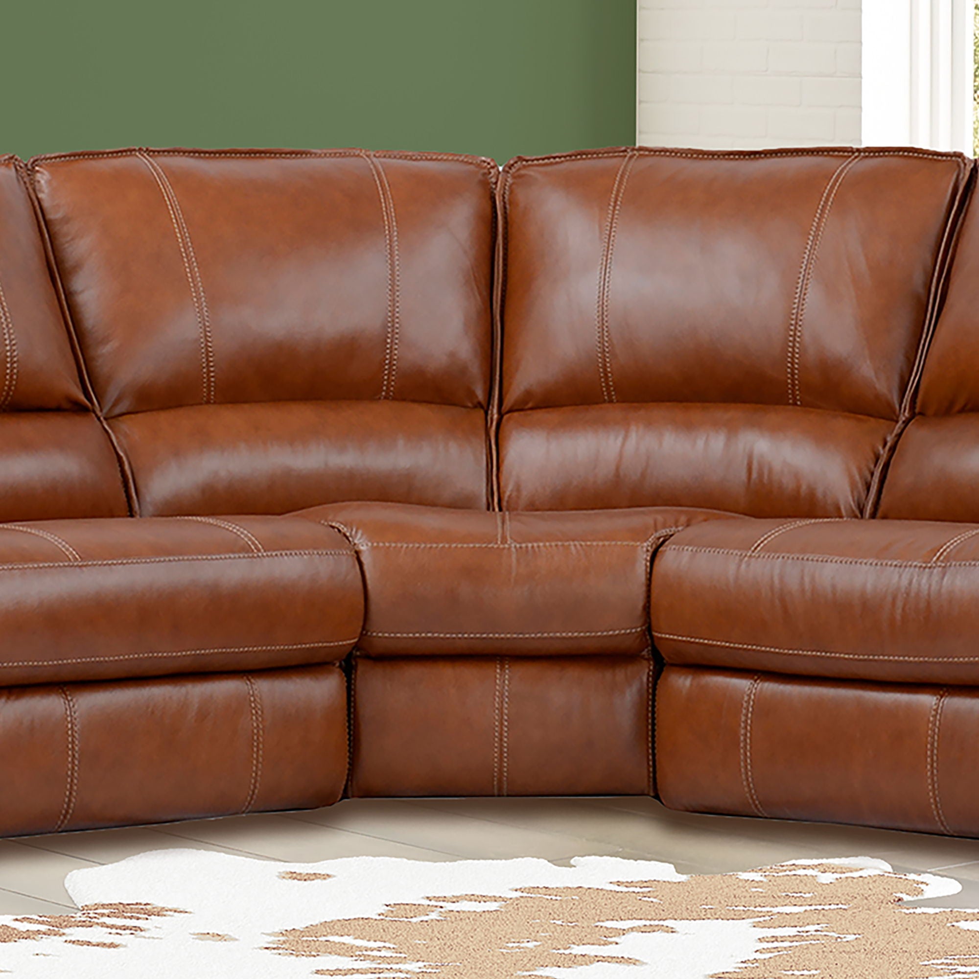 Rockford - Corner Wedge - Verona Saddle - Urban Living Furniture (Los Angeles, CA)