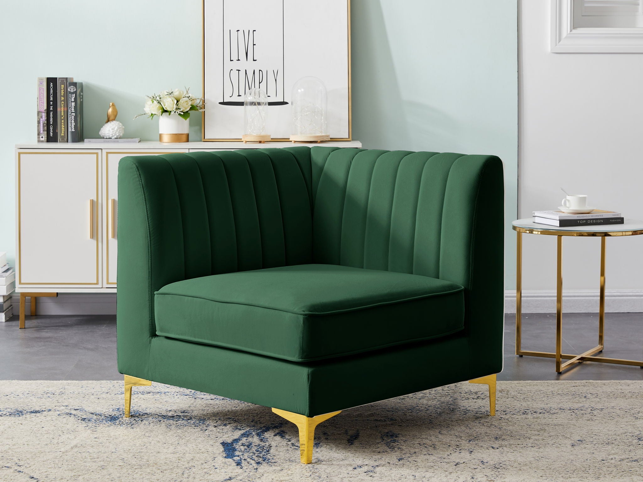 Alina - Corner Chair - Urban Living Furniture (Los Angeles, CA)