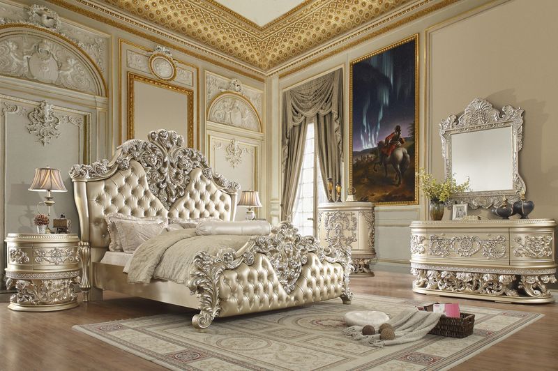 Vatican - Mirror - Champagne Silver Finish - Urban Living Furniture (Los Angeles, CA)
