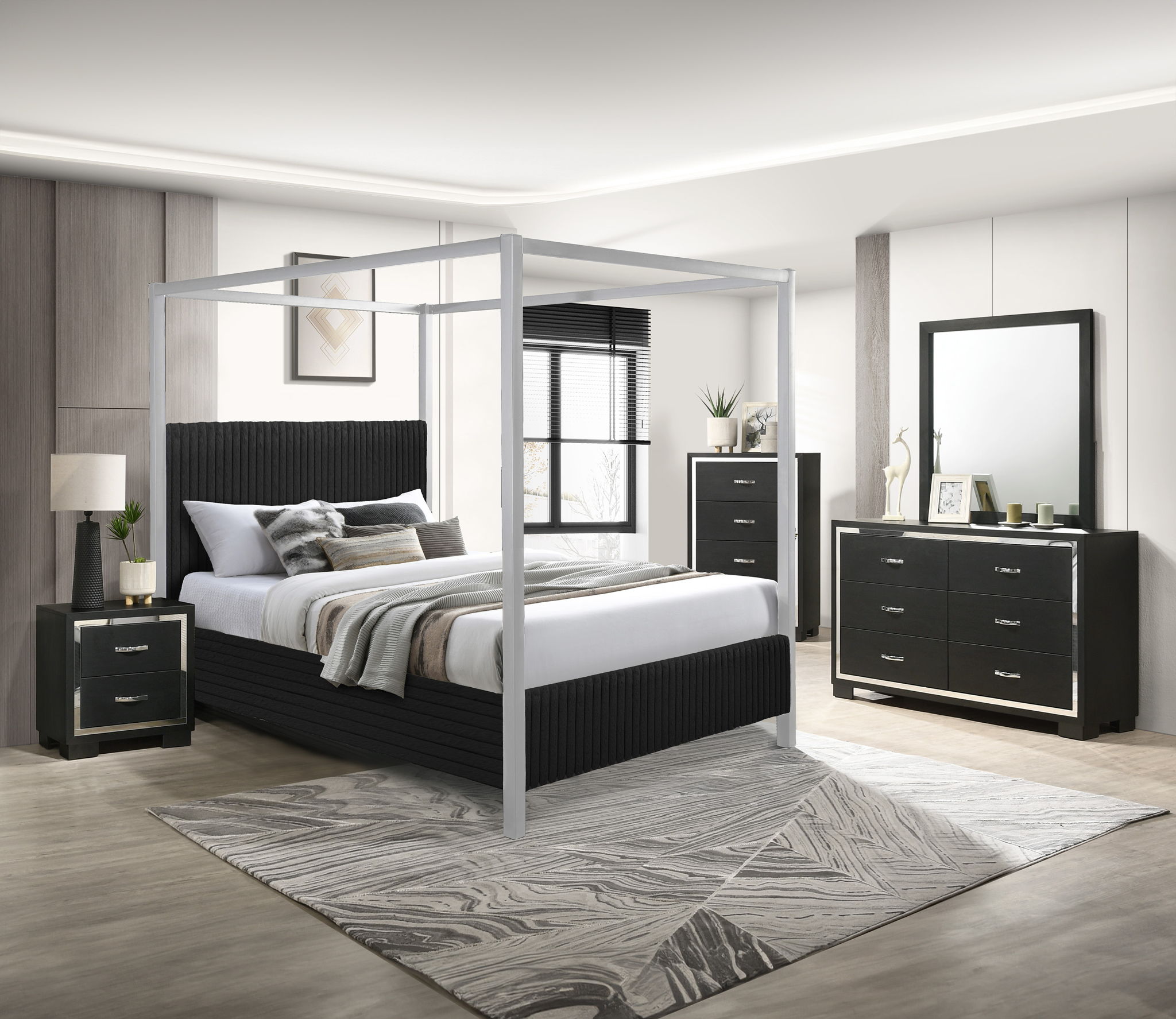 Cora - Canopy Bed - Urban Living Furniture (Los Angeles, CA)