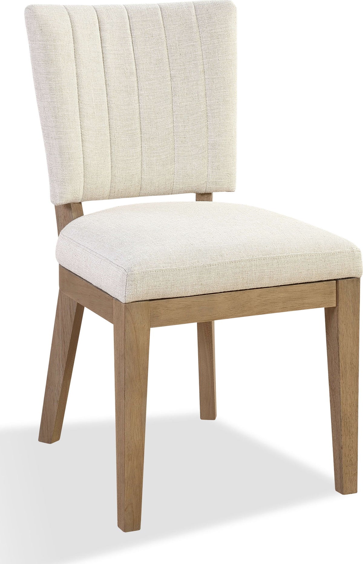 Sumner - Channel Back Upholstered Dining Chair (Set of 2) - Natural