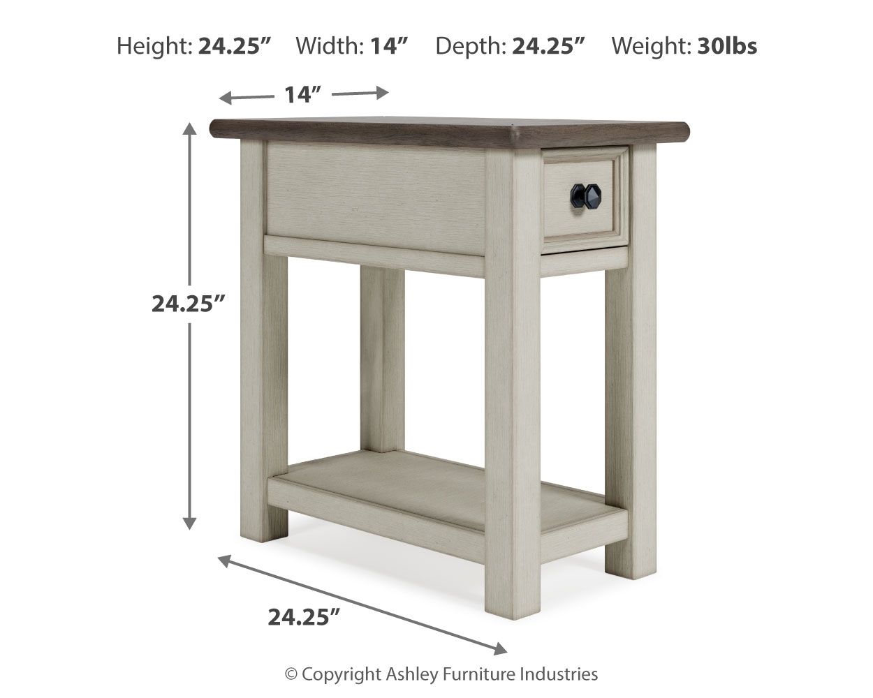 Bolanburg - Chair Side End Table - Urban Living Furniture (Los Angeles, CA)