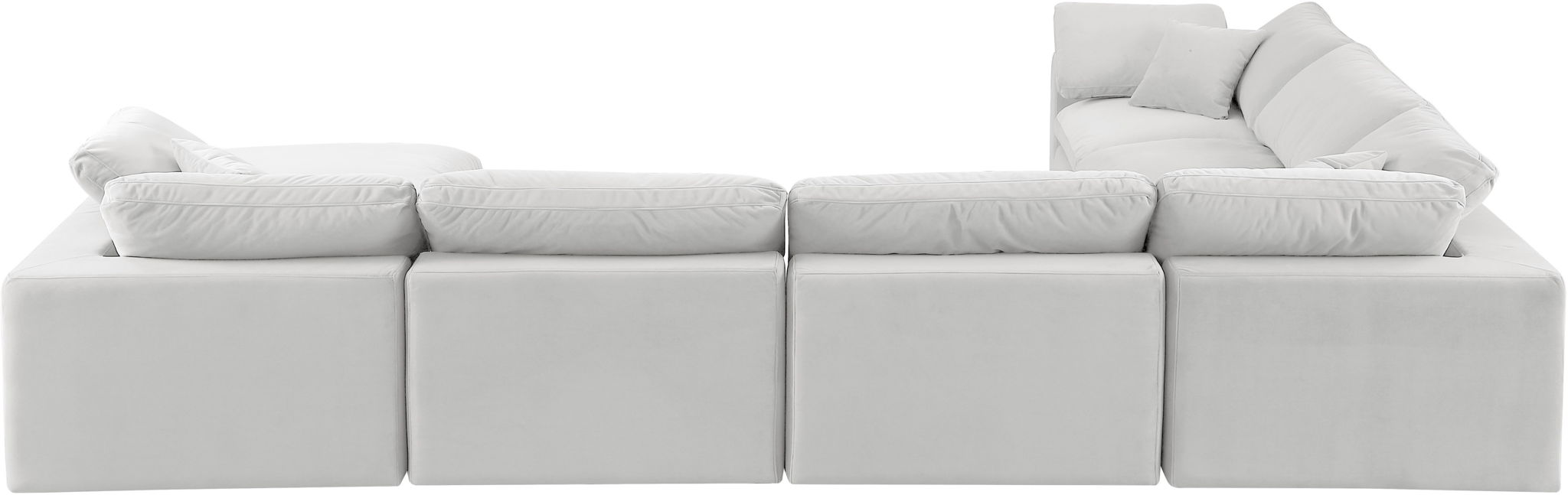 Comfy - 7 Piece Velvet Modular Sectional With Chaise - Urban Living Furniture (Los Angeles, CA)