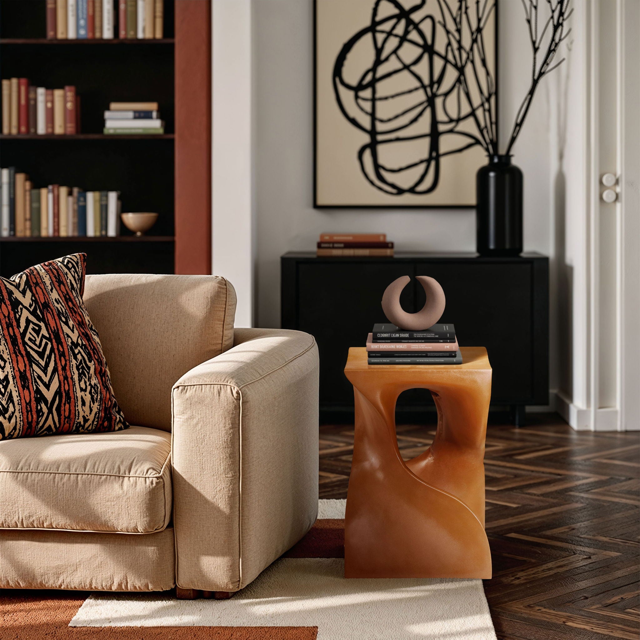 Jula - Concrete End Table - Urban Living Furniture (Los Angeles, CA)