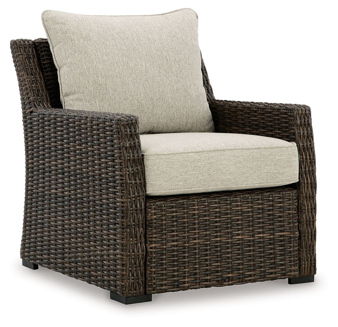 Brook Ranch - Brown - Lounge Chair With Cushion - Urban Living Furniture (Los Angeles, CA)