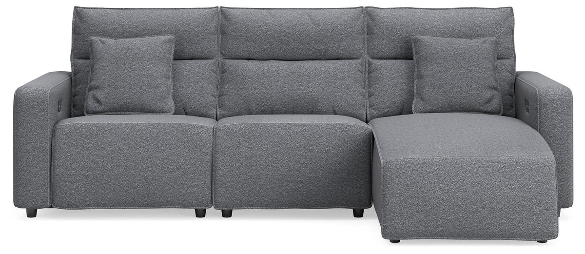 Modmax II - Reclining Sectional - Salt And Pepper - Urban Living Furniture (Los Angeles, CA)