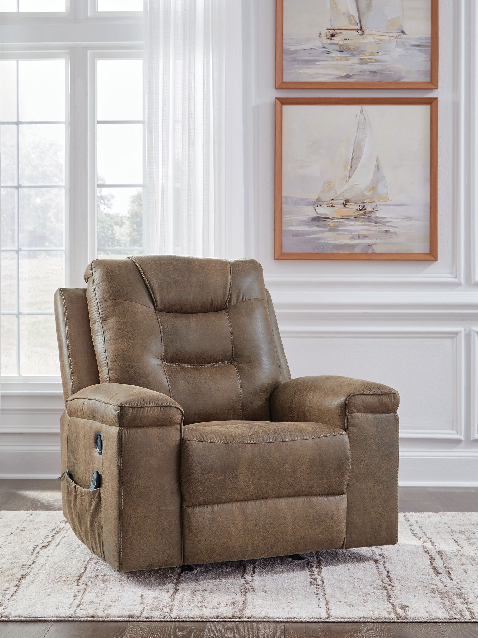 Stockworth - Earth - Rocker Recliner - Urban Living Furniture (Los Angeles, CA)