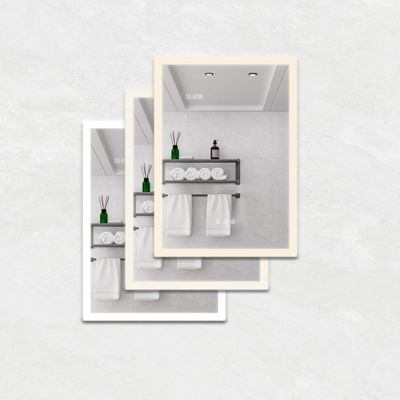Bathroom Medicine Cabinet With Lights, LED Medicine Cabinet With Mirror, Lighted Medicine Cabinet With Defogger