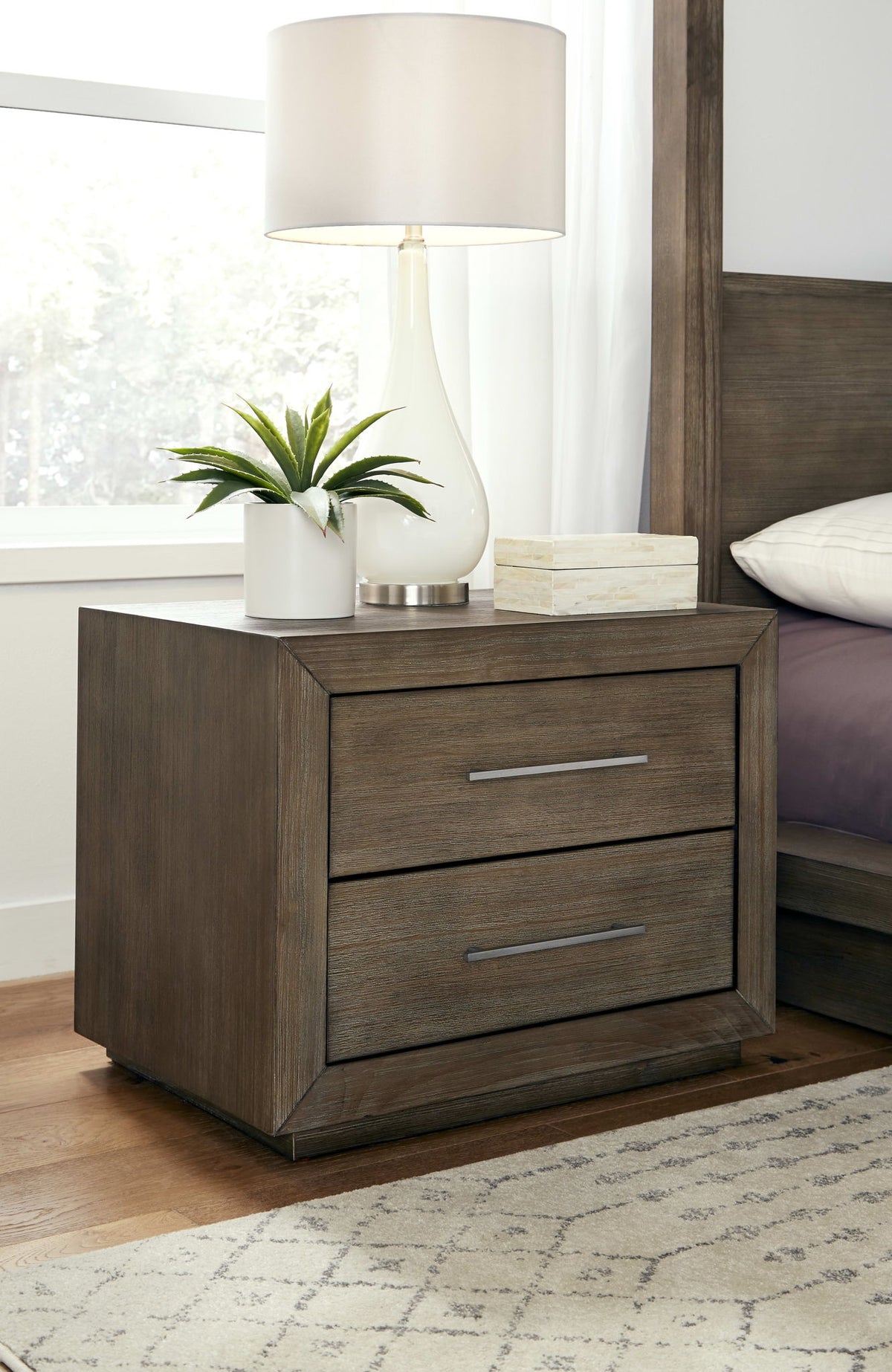 Melbourne - Two Drawer Nightstand With USB