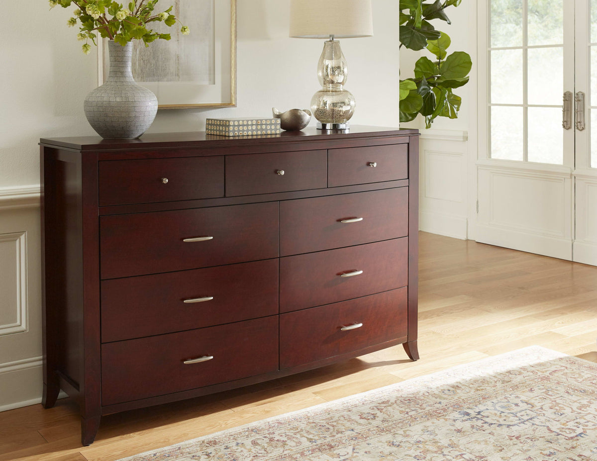 Brighton - Nine Drawer Dresser - Cinnamon (2024)