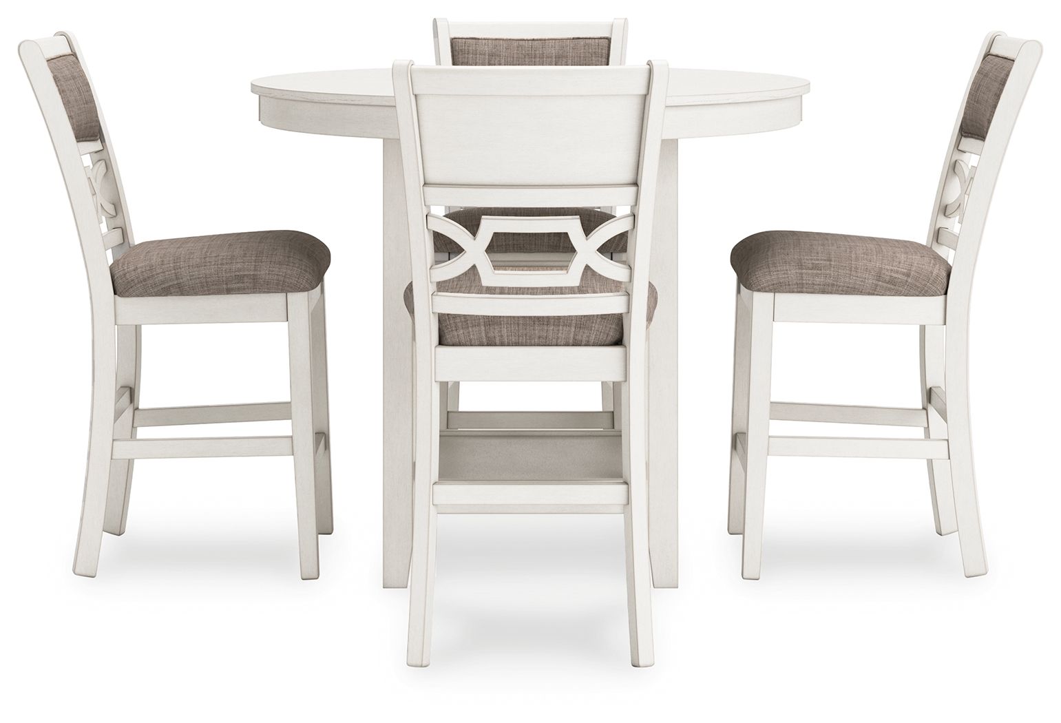 Erinberg - Antique White - Dining Room Counter Table Set (Set of 5) - Urban Living Furniture (Los Angeles, CA)