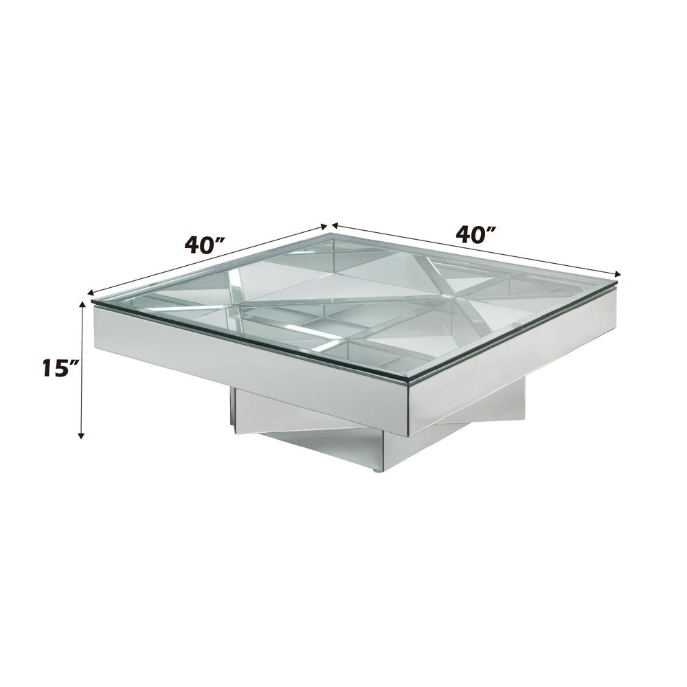 Dominic - 40" Coffee Table - Mirrored - Urban Living Furniture (Los Angeles, CA)