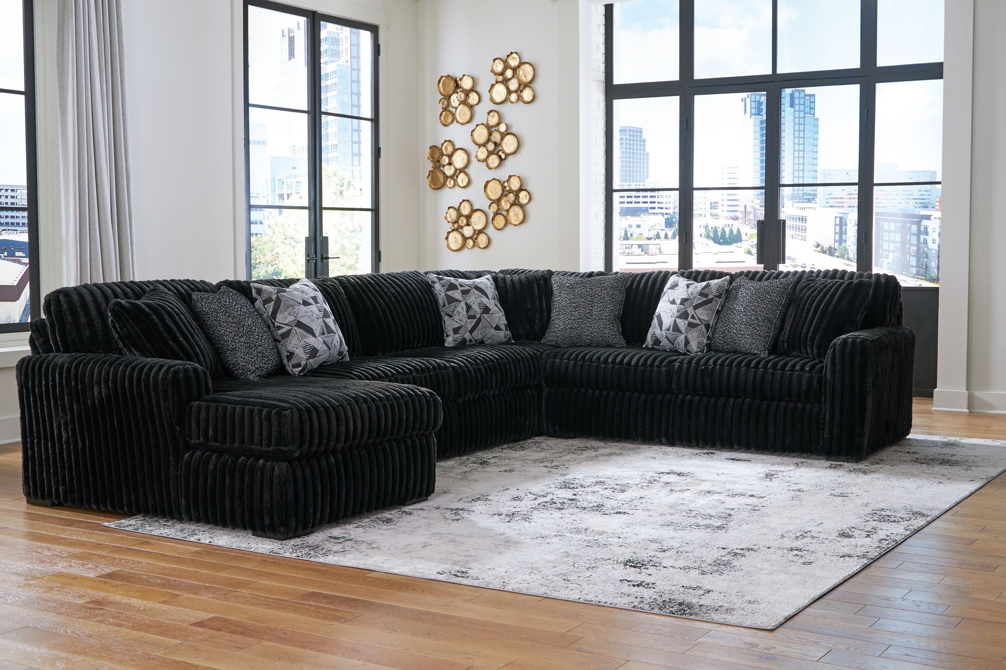Midnight-Madness - Sectional Set - Urban Living Furniture (Los Angeles, CA)