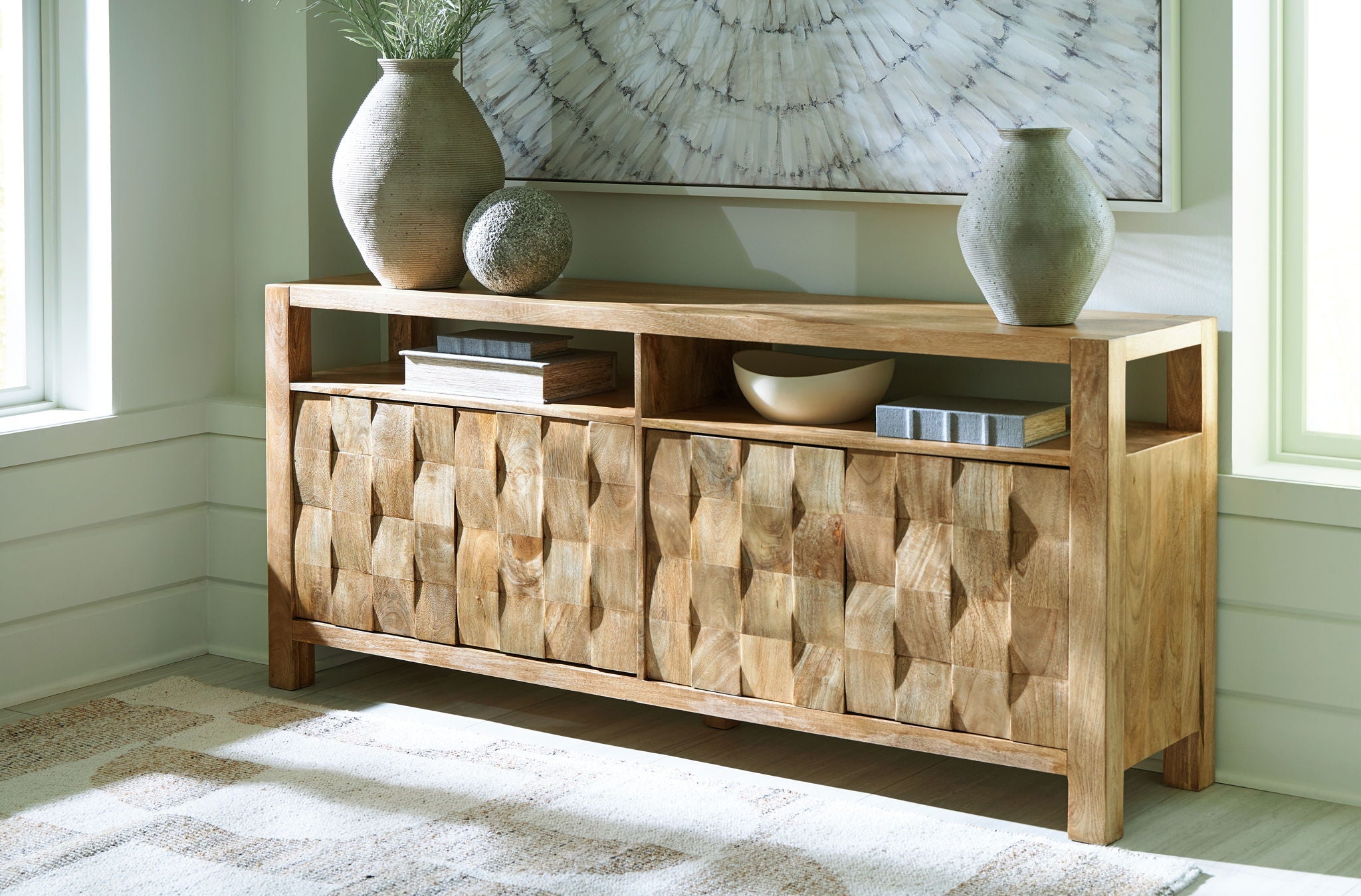 Hudwick - Natural Brown - Accent Cabinet - Urban Living Furniture (Los Angeles, CA)