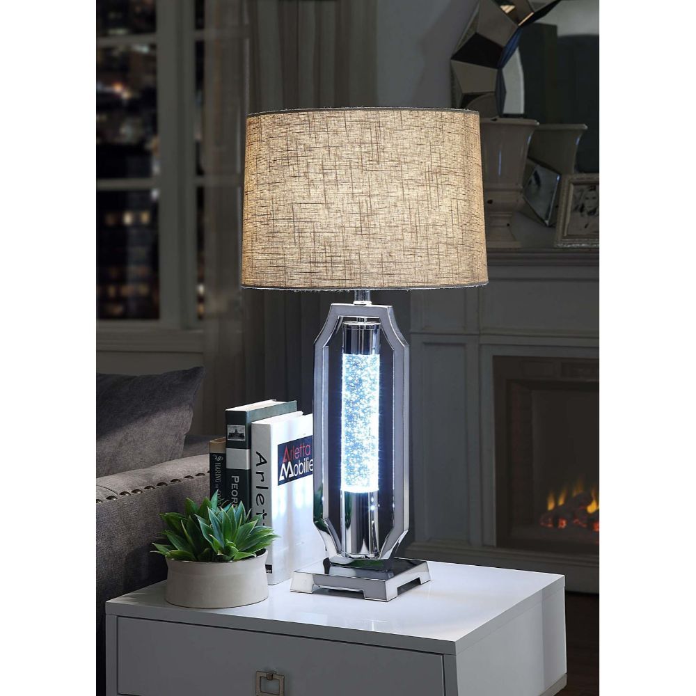 Cici - Table Lamp - Chrome - 28" - Urban Living Furniture (Los Angeles, CA)