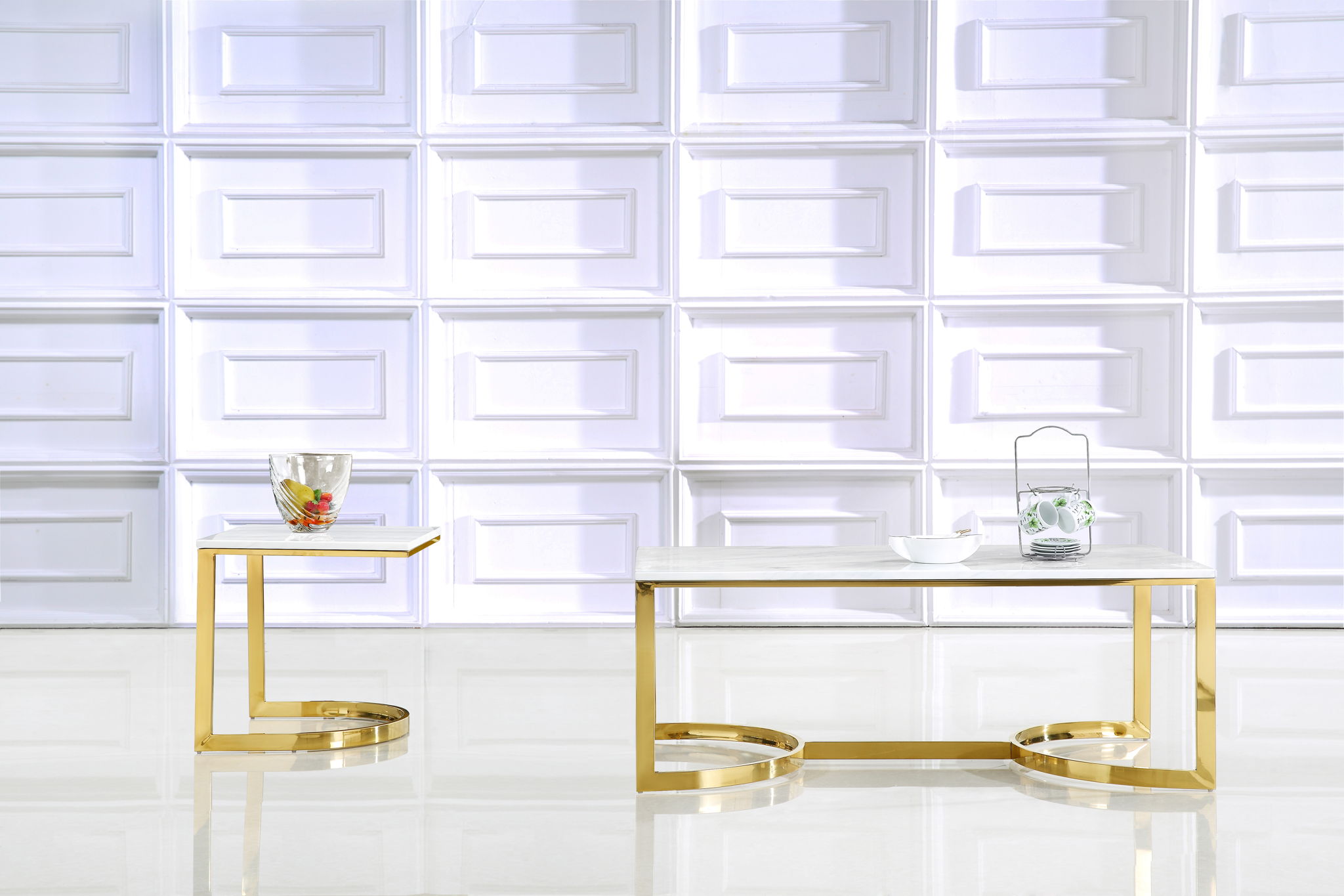 London - Coffee Table - Gold - Urban Living Furniture (Los Angeles, CA)