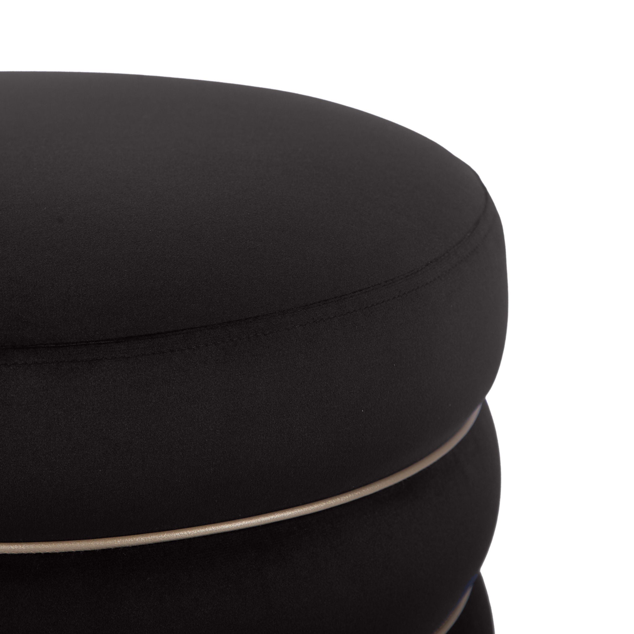 Lakka - Velvet Ottoman - Urban Living Furniture (Los Angeles, CA)