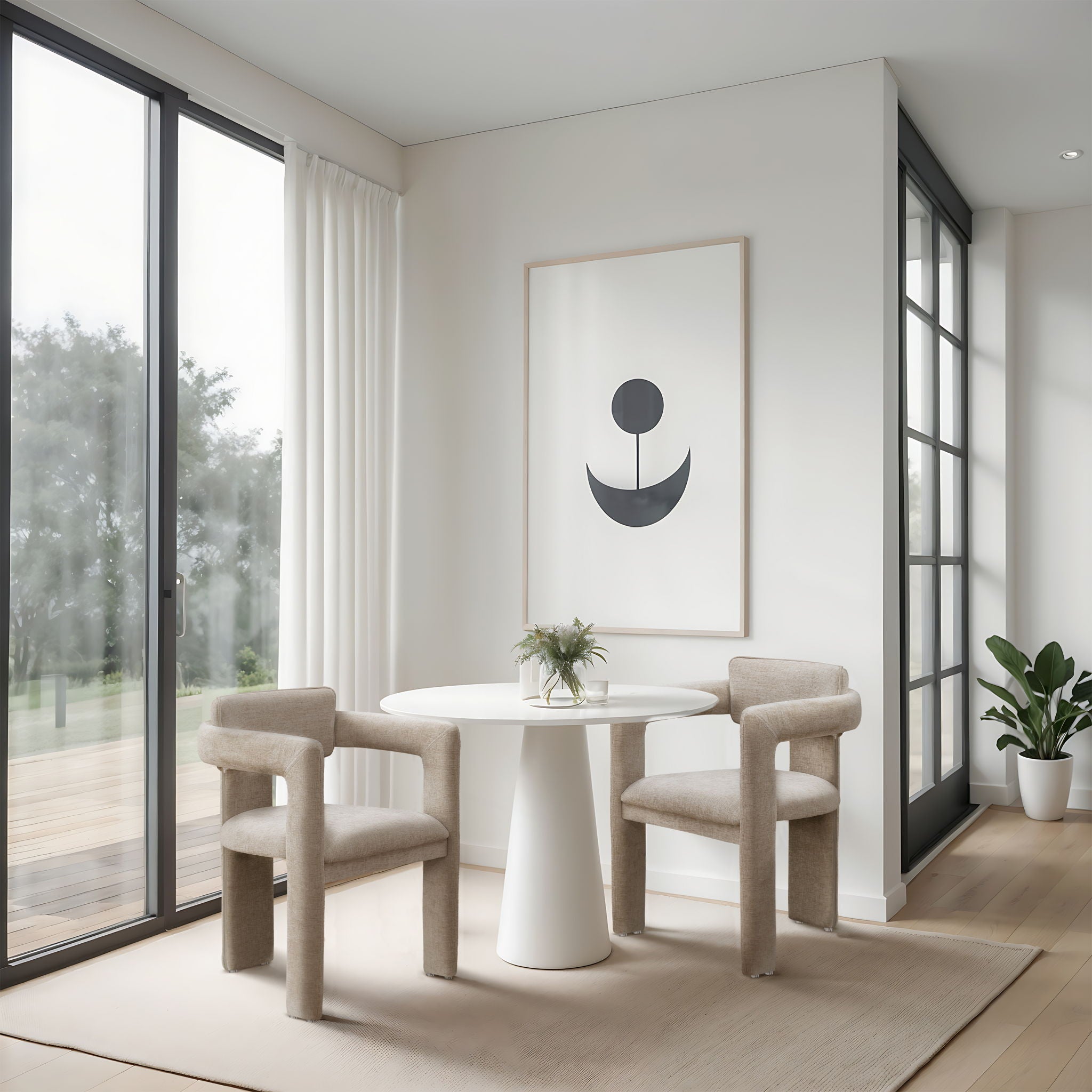 Brenda - Chenille  Dining Chair (Set of 2) - Urban Living Furniture (Los Angeles, CA)