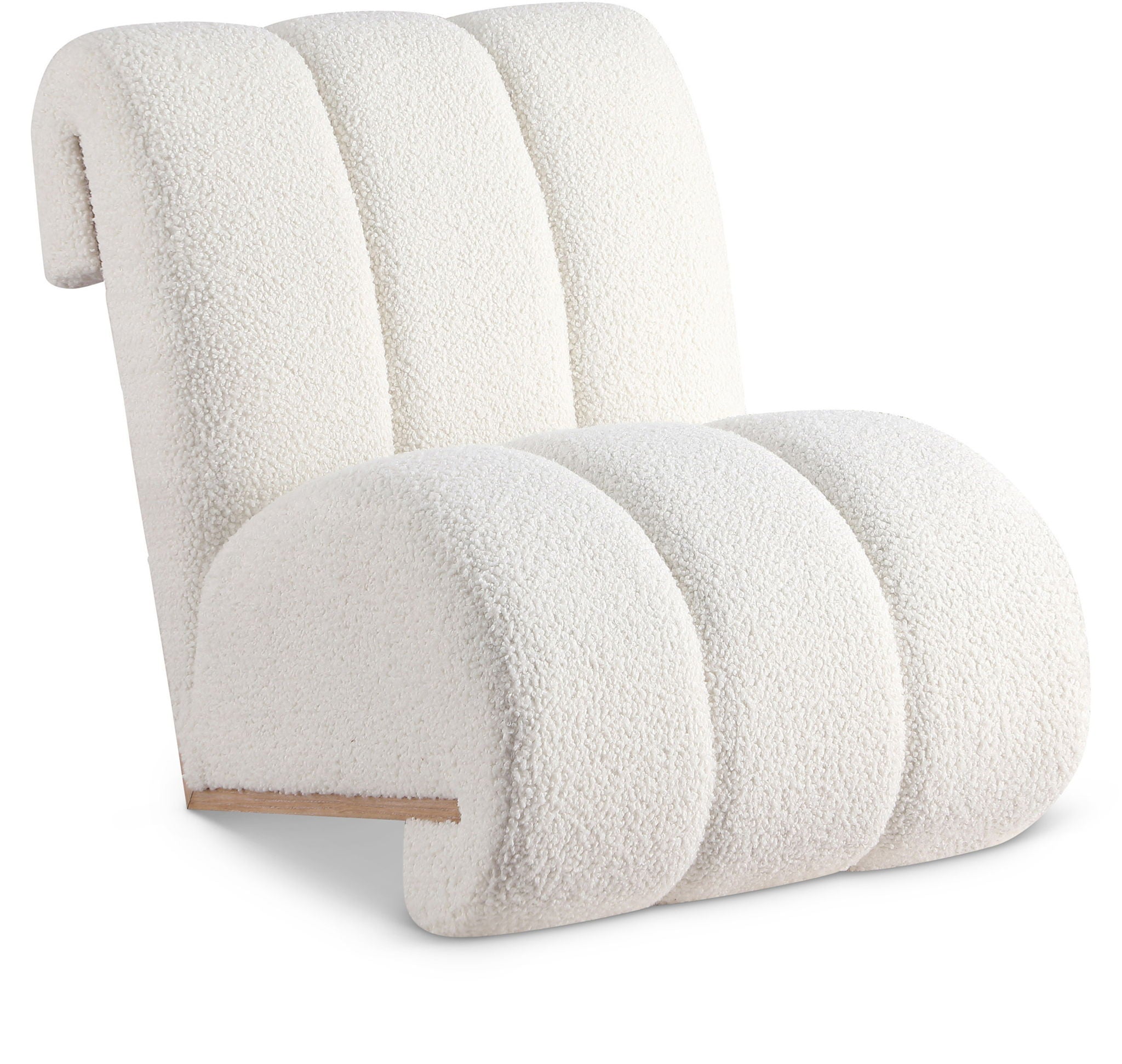 Swoon - Accent Chair With Natural Base - Urban Living Furniture (Los Angeles, CA)
