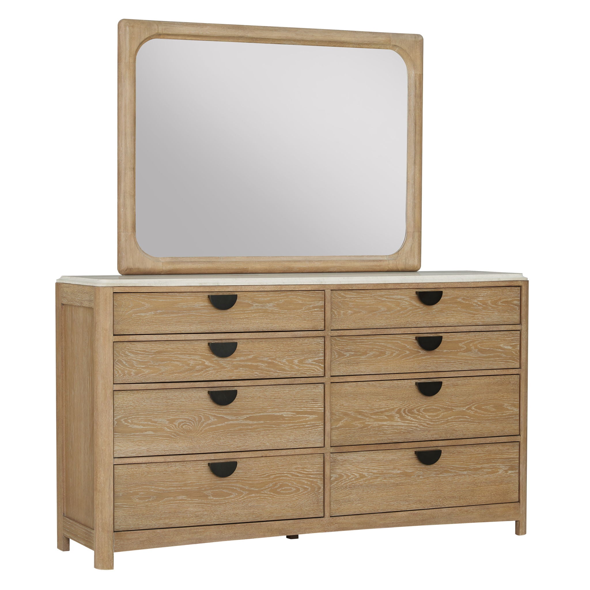 Escape - Bedroom 8 Drawer Dresser - Glazed Natural Oak - Urban Living Furniture (Los Angeles, CA)