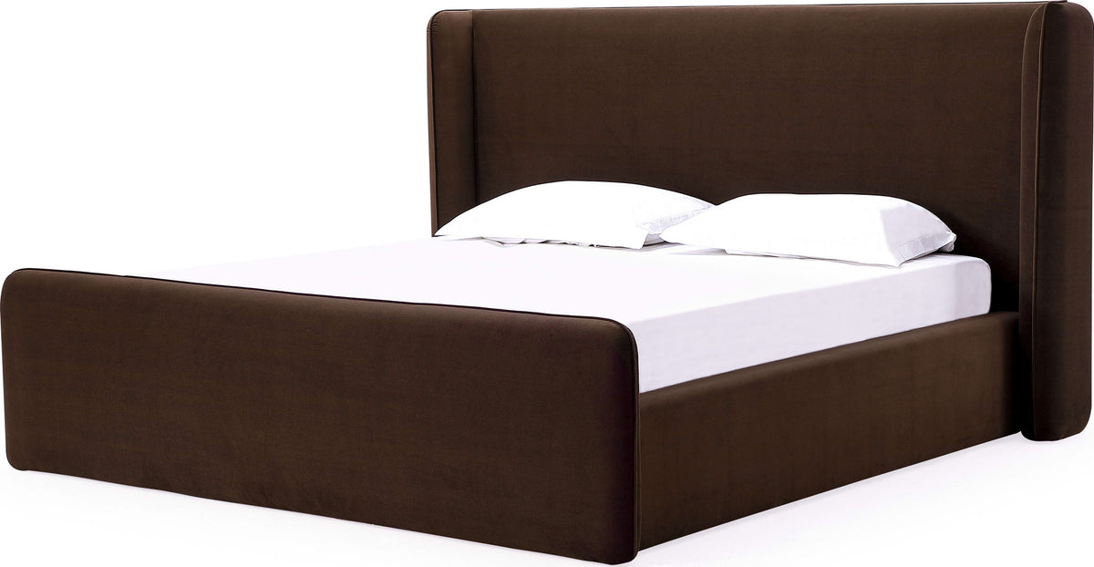 Formosa Bacall - Velvet Upholstered Wingback Platform Bed (2026)