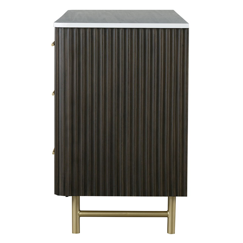Clayten - Dresser - Marble Top & Espreeso Finish - Urban Living Furniture (Los Angeles, CA)
