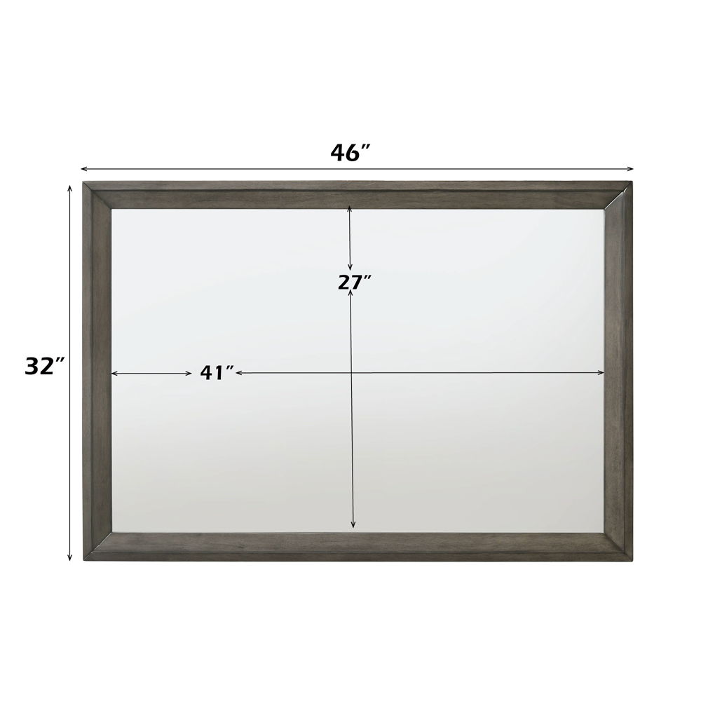 Escher - Mirror - Gray Oak - Urban Living Furniture (Los Angeles, CA)