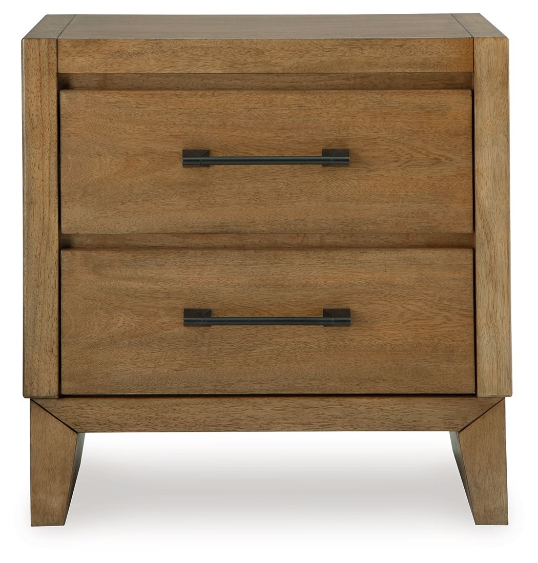 Sherbana - Light Brown - Two Drawer Night Stand - Urban Living Furniture (Los Angeles, CA)