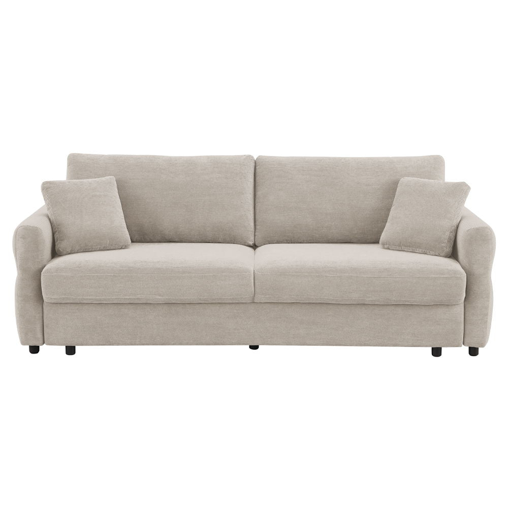 Haran - Sofa With Sleeper - Beige Fabric - Urban Living Furniture (Los Angeles, CA)