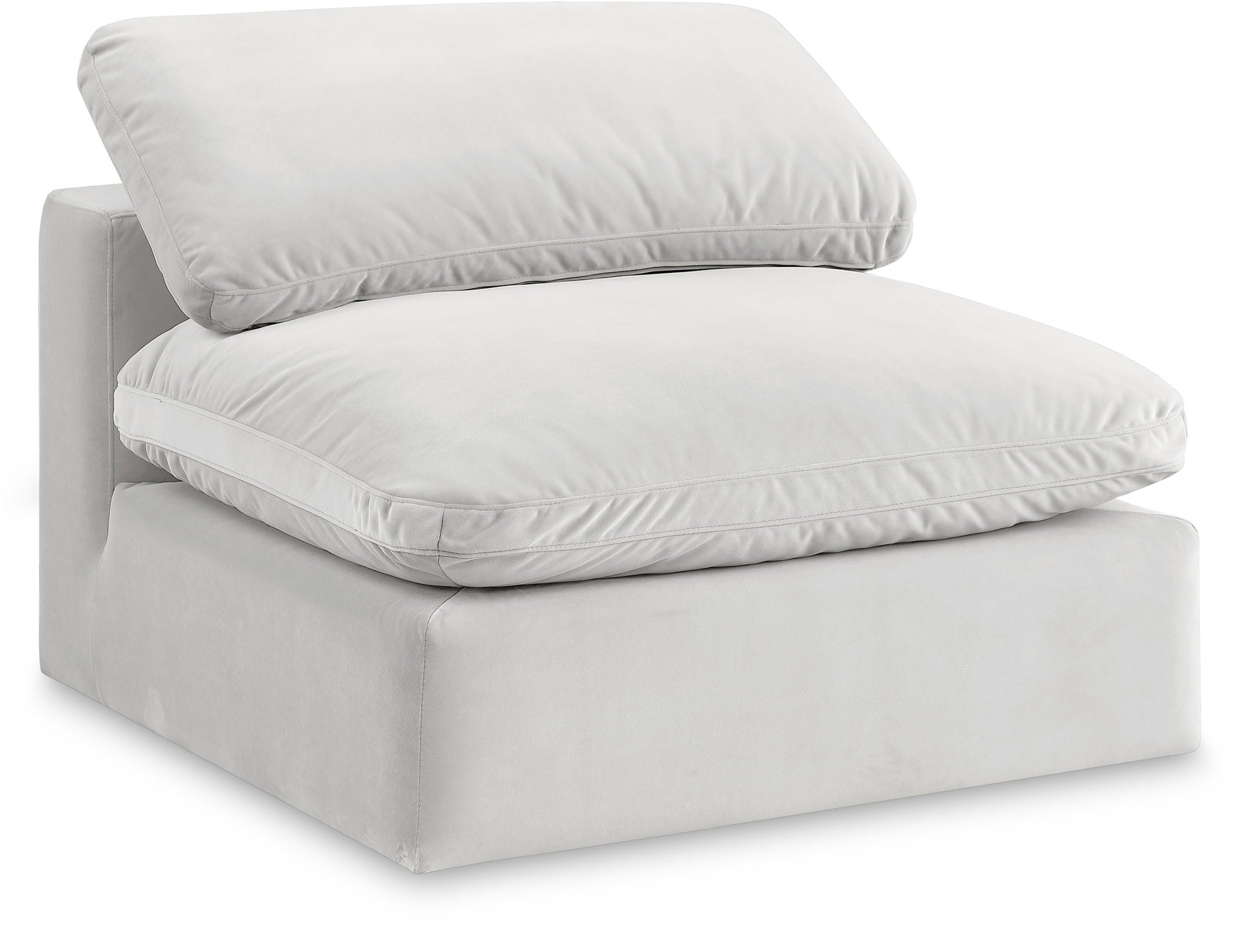 Comfy - Velvet Armless Chair - Urban Living Furniture (Los Angeles, CA)
