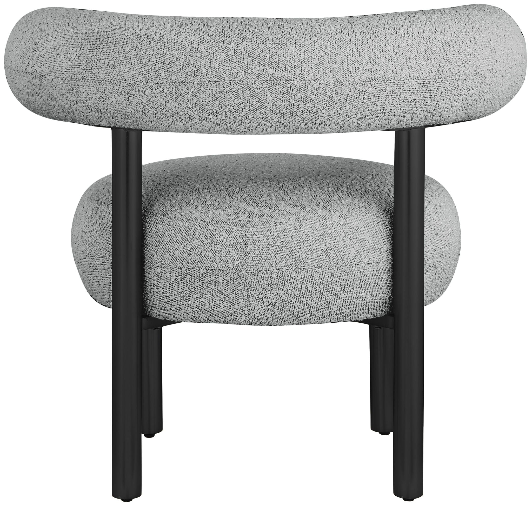 Bordeaux - Boucle Fabric Accent Chair With Black Legs - Urban Living Furniture (Los Angeles, CA)