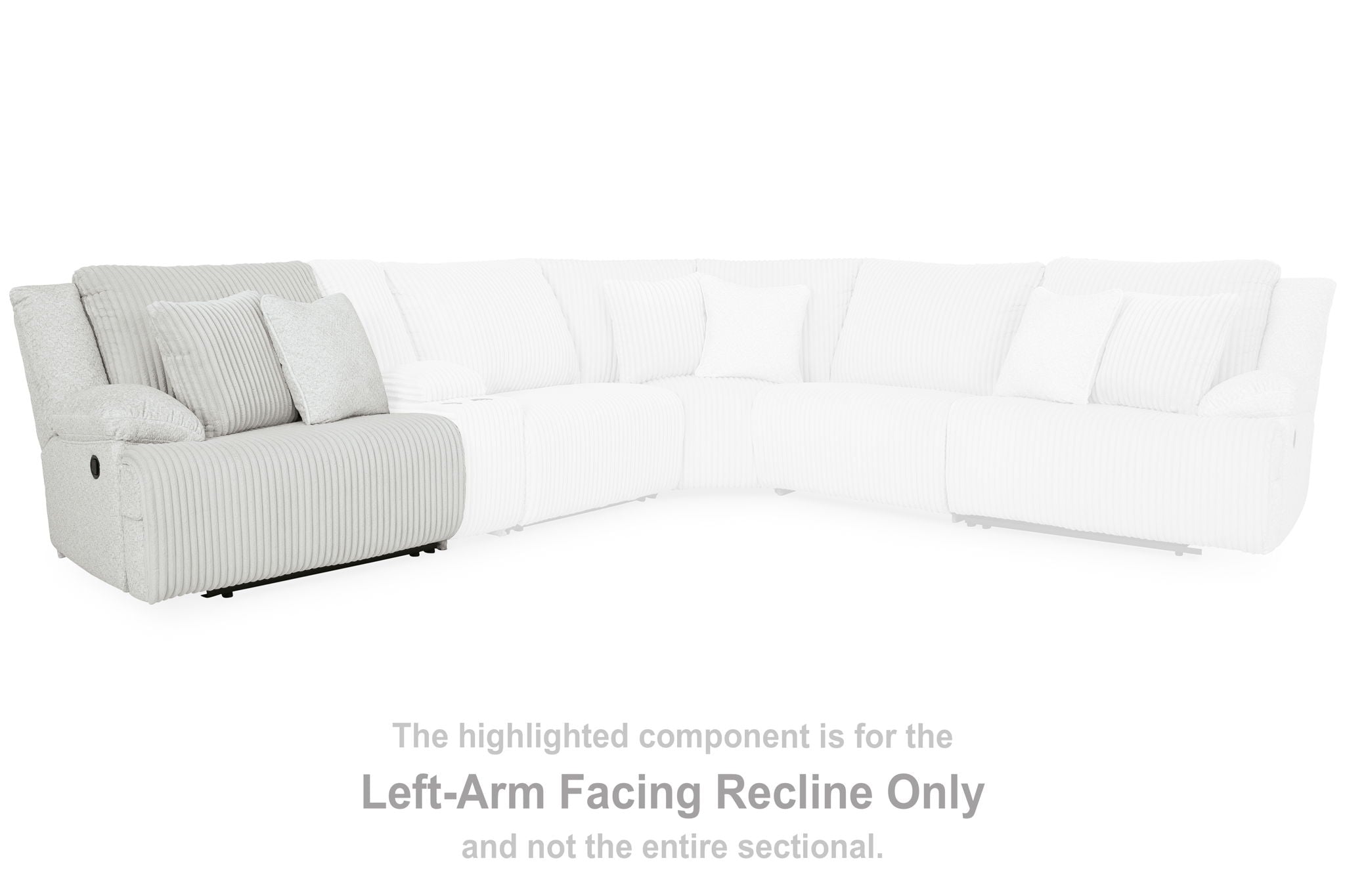 Top Tier - Alloy - Laf Zero Wall Recliner - Urban Living Furniture (Los Angeles, CA)