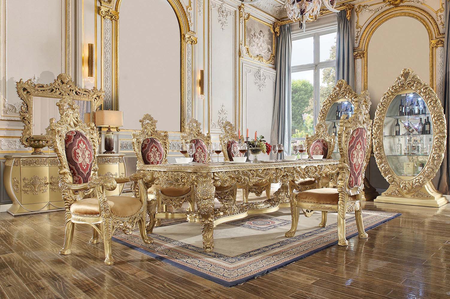 Bernadette - Dining Table - Gold Finish - 31" - Urban Living Furniture (Los Angeles, CA)