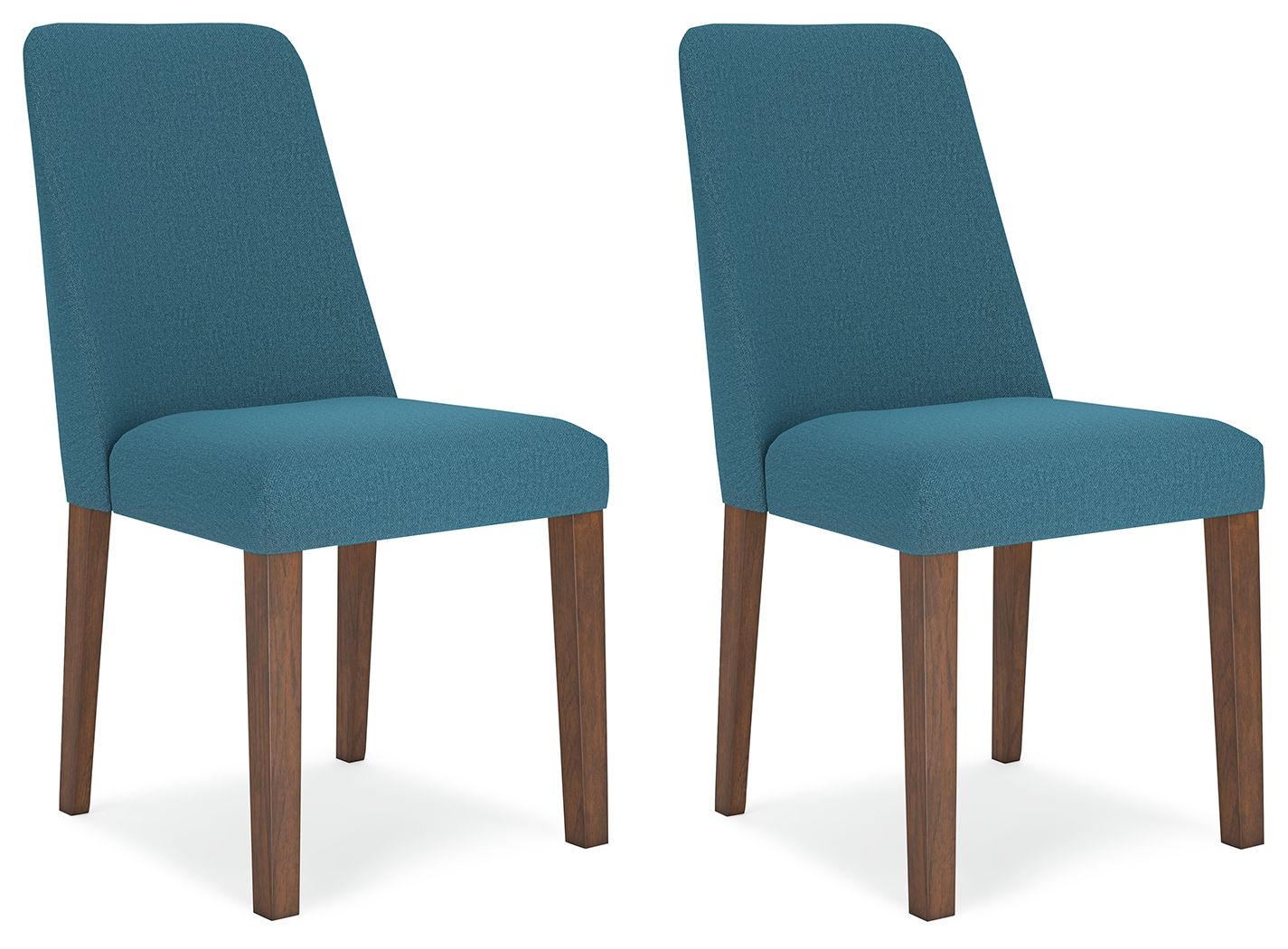Lyncott - Blue / Brown - Dining Uph Side Chair (Set of 2) - Urban Living Furniture (Los Angeles, CA)