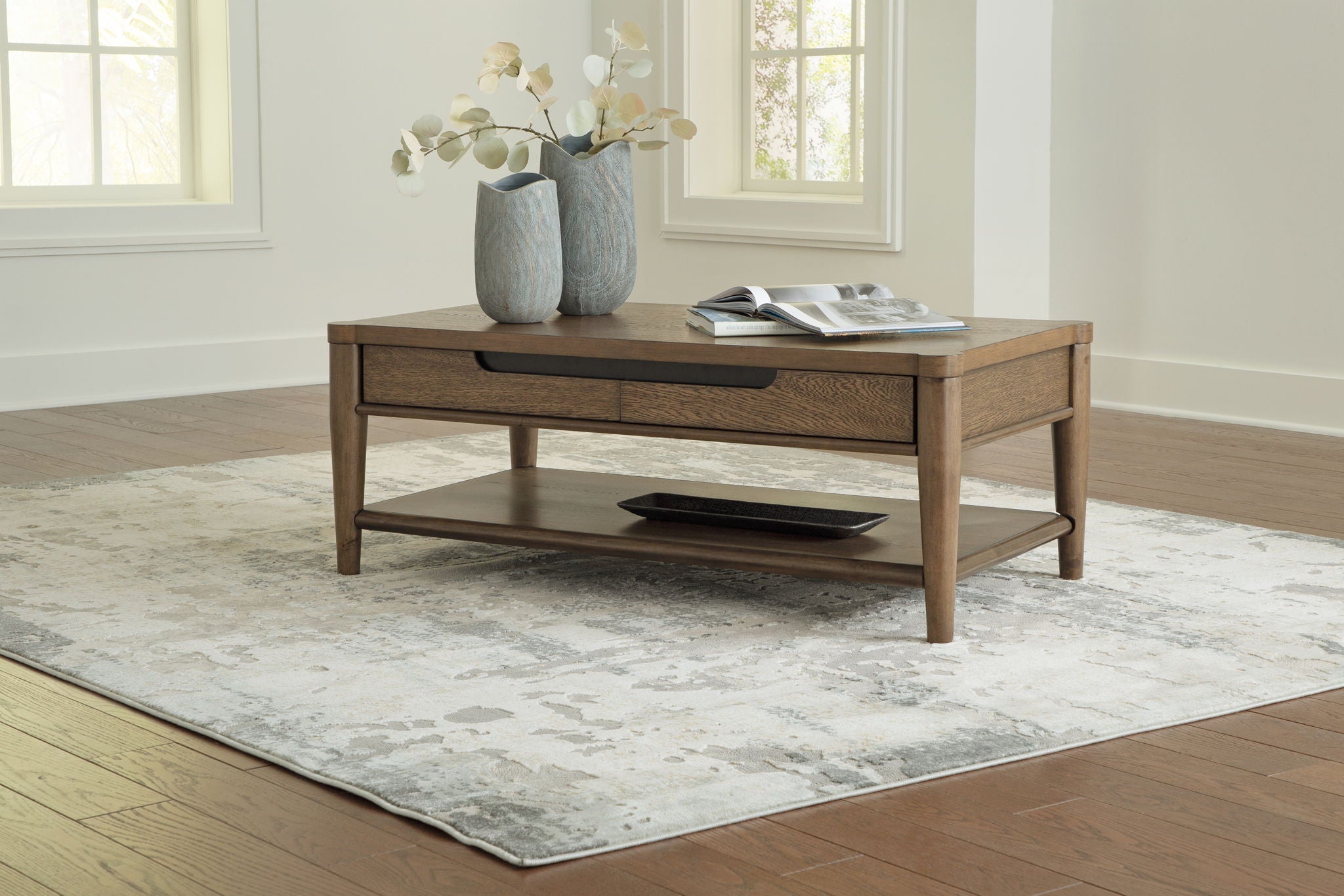 Roanhowe - Brown - Rectangular Cocktail Table - Urban Living Furniture (Los Angeles, CA)