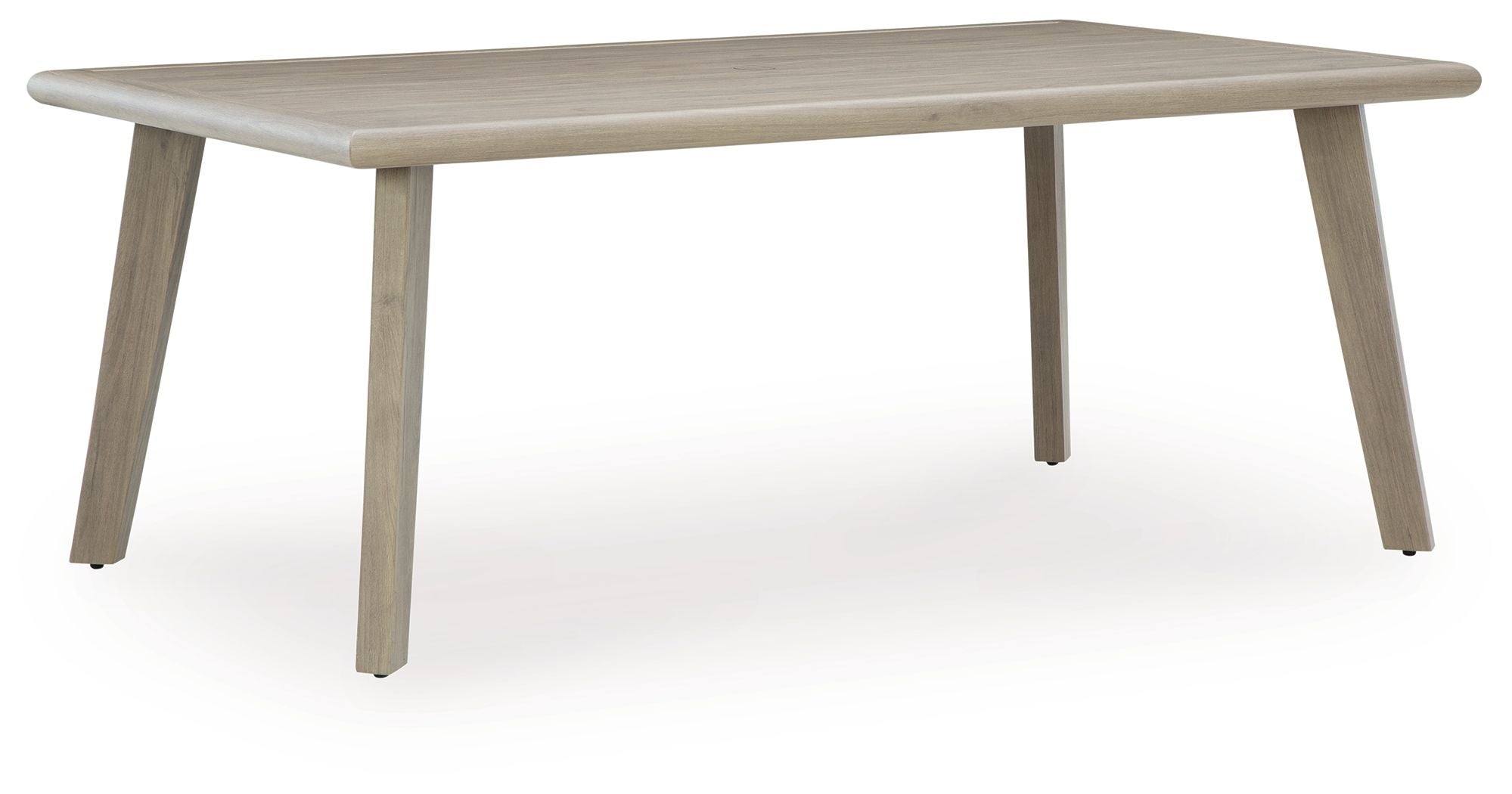 Cliff Trails - Beige - Rectangle Dining Table With Umbrella Option - Urban Living Furniture (Los Angeles, CA)